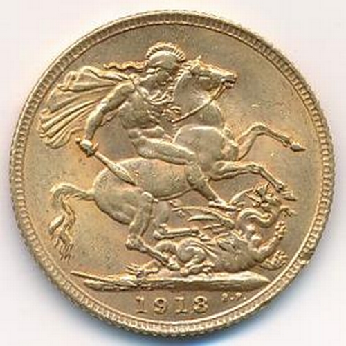 186 - 1913 sovereign fine.