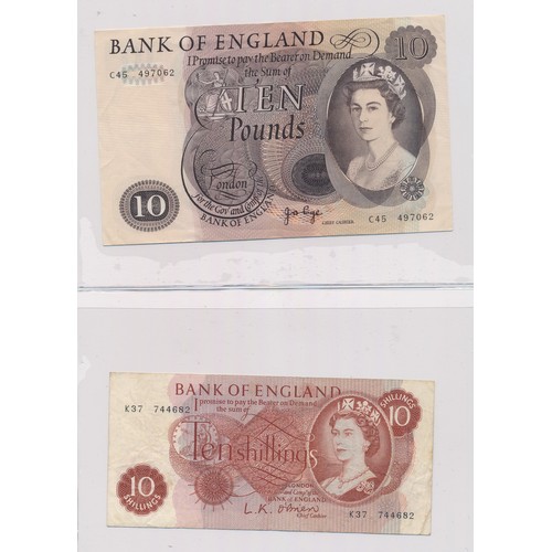 369 - Range of English banknotes (14), generally very fine to uncirculated with £20 Gill 08U, £10 Hollom A... 