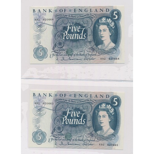 369 - Range of English banknotes (14), generally very fine to uncirculated with £20 Gill 08U, £10 Hollom A... 