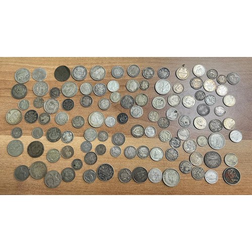 343 - World Coins - 19th and 20th collection in mixed condition, mainly silver, with coins from Australia,... 