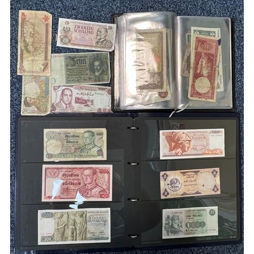 371 - Worldwide range of banknotes, in very mixed condition, with examples from Cayman Islands, China, Fij... 