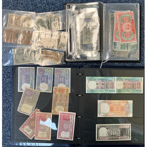 371 - Worldwide range of banknotes, in very mixed condition, with examples from Cayman Islands, China, Fij... 