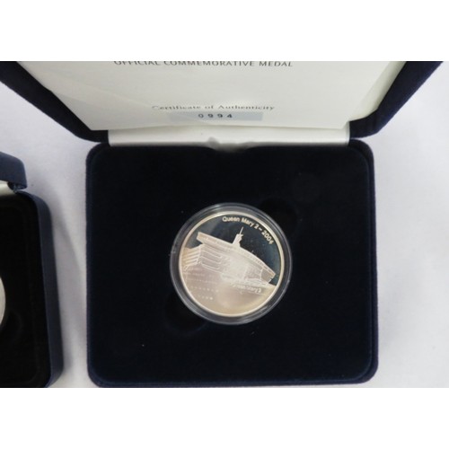 109 - Collection of silver medals, with boxed silver proofs FDC 1996 British Legion (Limited edition certi... 