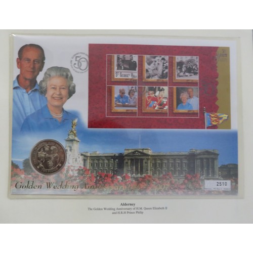 290 - ‘The Golden Wedding Anniversary of HM Queen Elizbeth II and HRH Prince Phillip 1947-1997’ coin cover... 