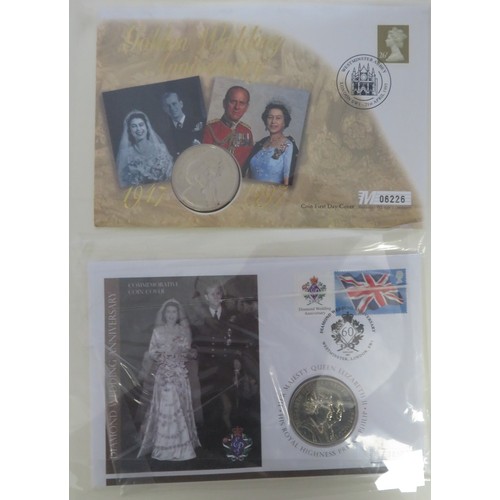 290 - ‘The Golden Wedding Anniversary of HM Queen Elizbeth II and HRH Prince Phillip 1947-1997’ coin cover... 