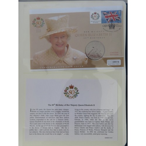 290 - ‘The Golden Wedding Anniversary of HM Queen Elizbeth II and HRH Prince Phillip 1947-1997’ coin cover... 