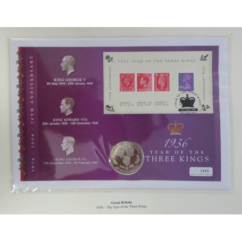 290 - ‘The Golden Wedding Anniversary of HM Queen Elizbeth II and HRH Prince Phillip 1947-1997’ coin cover... 