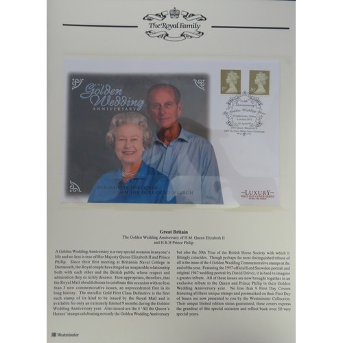 290 - ‘The Golden Wedding Anniversary of HM Queen Elizbeth II and HRH Prince Phillip 1947-1997’ coin cover... 