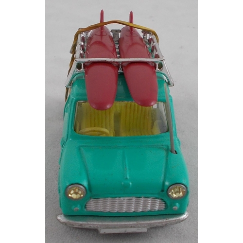 220 - Corgi. Surfing with BMC Mini Countryman No.485, generally excellent in excellent box, turquoise, yel... 