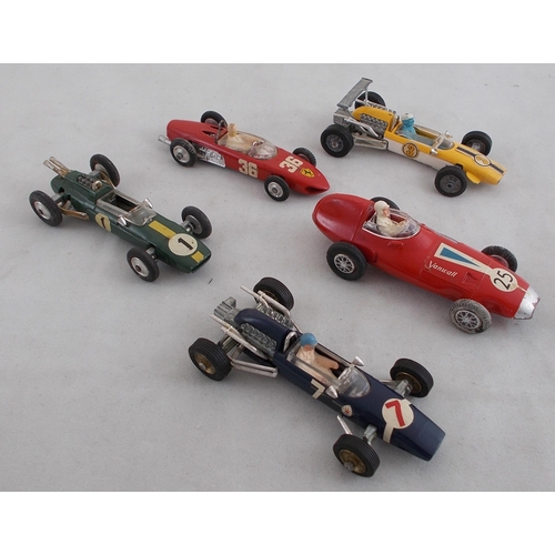 218 - Corgi. 1960s onwards racing car collection, generally excellent in good plus to good boxes, with Van... 