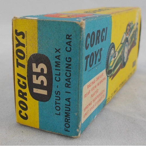 218 - Corgi. 1960s onwards racing car collection, generally excellent in good plus to good boxes, with Van... 