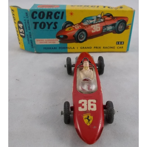 218 - Corgi. 1960s onwards racing car collection, generally excellent in good plus to good boxes, with Van... 