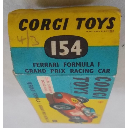 218 - Corgi. 1960s onwards racing car collection, generally excellent in good plus to good boxes, with Van... 