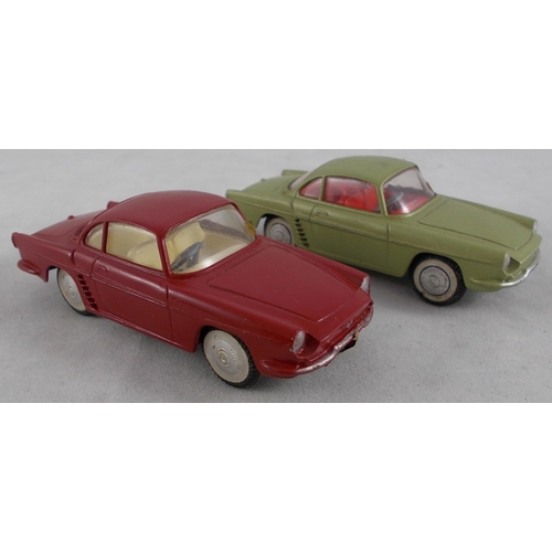 219 - Corgi. Pair of Renault Floride No.222, generally excellent in excellent to good plus boxes, with gre... 