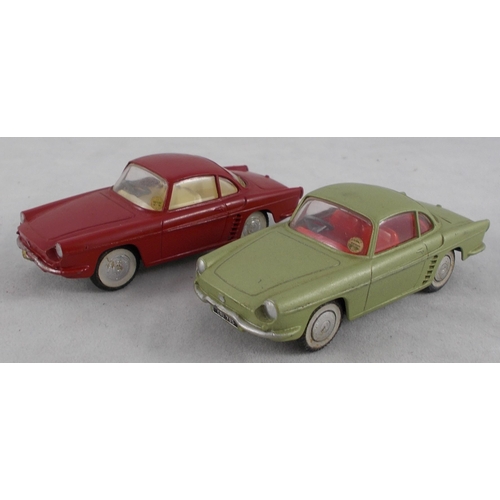 219 - Corgi. Pair of Renault Floride No.222, generally excellent in excellent to good plus boxes, with gre... 