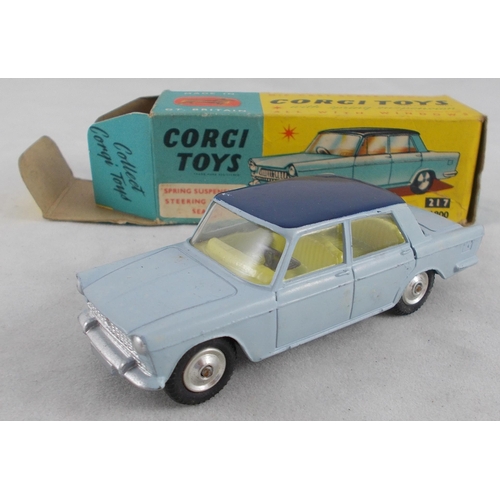 215 - Corgi. 1960s onwards Italian car collection, generally excellent in good plus to good boxes, with Fi... 