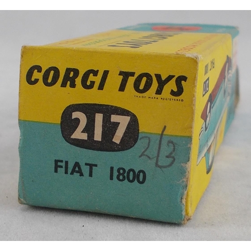 215 - Corgi. 1960s onwards Italian car collection, generally excellent in good plus to good boxes, with Fi... 