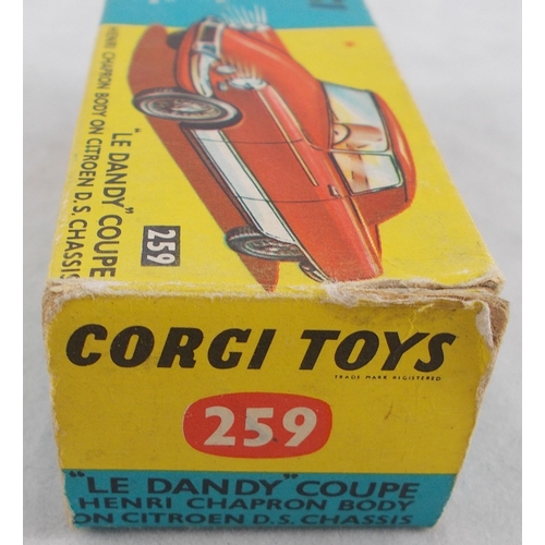 214 - Corgi. 1960s onwards Citroen pair, generally excellent to good plus in good boxes, with Le Dandy Cou... 