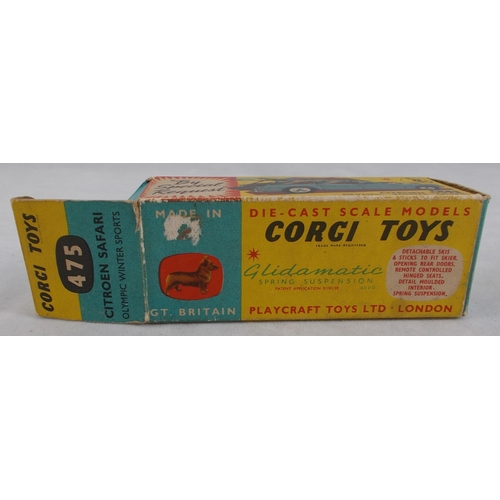 214 - Corgi. 1960s onwards Citroen pair, generally excellent to good plus in good boxes, with Le Dandy Cou... 