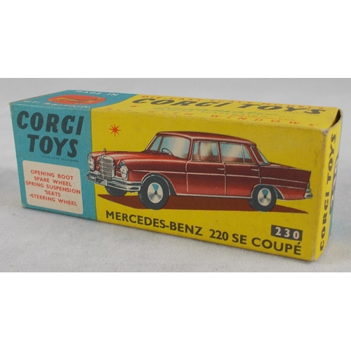 210 - Corgi. 1960s onwards car collection, generally excellent in good plus to good boxes, with Bentley Co... 