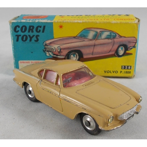 210 - Corgi. 1960s onwards car collection, generally excellent in good plus to good boxes, with Bentley Co... 