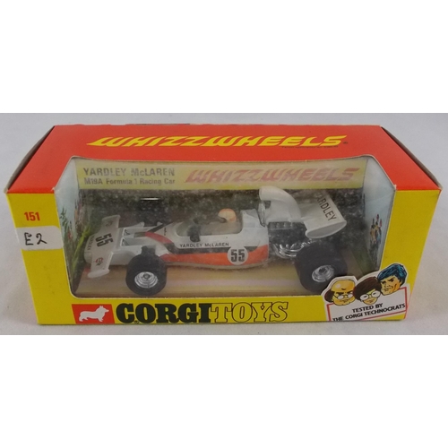 213 - Corgi. 1960s onwards motorsport collection, generally excellent to good plus in good or better boxes... 