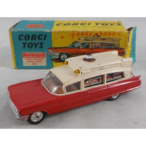 212 - Corgi. 1950s onwards collection, generally good or better in good to fair boxes, with Massey Ferguso... 