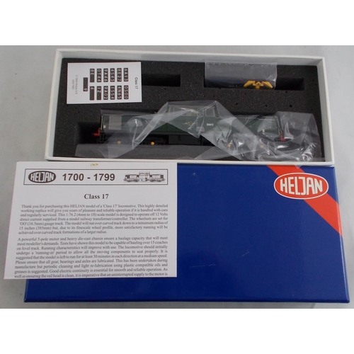 22 - Heljan. OO gauge BR green D8612  Class 17 Bo-Bo Diesel No. 17071, excellent in excellent box ( small... 