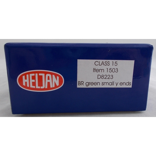 21 - Heljan. OO gauge BR green D8233 Class 15 No. 1503, excellent in excellent box with good plus lid (sm... 