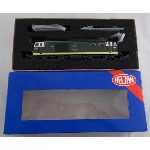 24 - Heljan. OO gauge BR two-tone green D7009 with BR emblem to side No.3505, excellent in excellent wind... 