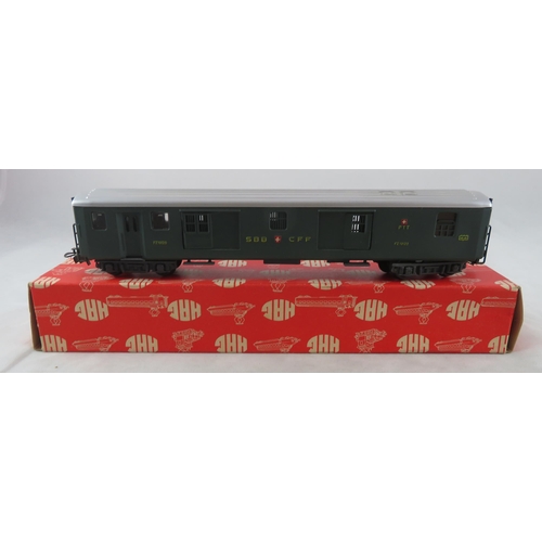 14 - HAG. HO gauge collection of coaches, generally excellent in good plus boxes, with SBB CCF green Nos.... 