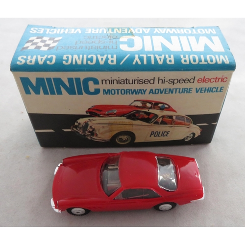 116 - Triang. Minic Motorways collection of cars, generally excellent with unapplied decals (decal sheet i... 