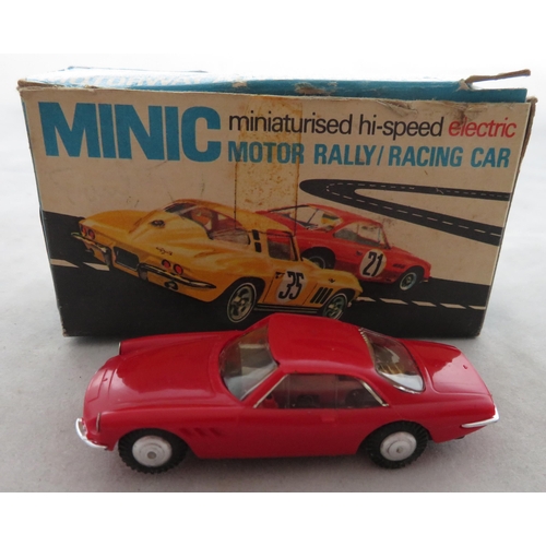 116 - Triang. Minic Motorways collection of cars, generally excellent with unapplied decals (decal sheet i... 