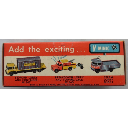 116 - Triang. Minic Motorways collection of cars, generally excellent with unapplied decals (decal sheet i... 