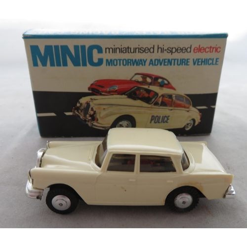 116 - Triang. Minic Motorways collection of cars, generally excellent with unapplied decals (decal sheet i... 