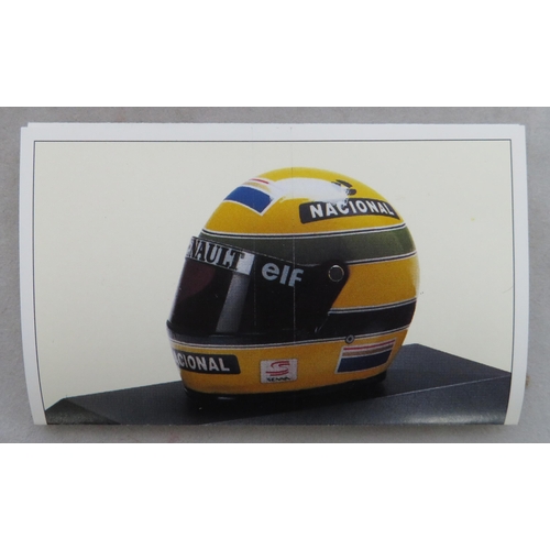 354 - Minichamps. 1/43rd scale Ayrton Senna Racing Car Collection, generally excellent in excellent plasti... 