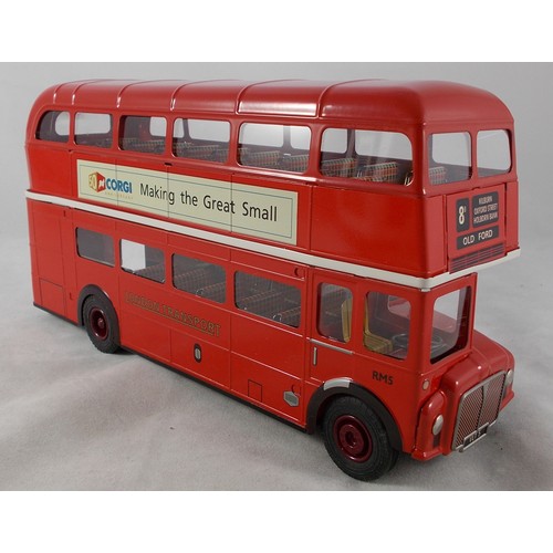 132 - Corgi.  50th Anniversary Mettoy tinplate clockwork (with key) London Routemaster Bus No. MT00101, ge... 