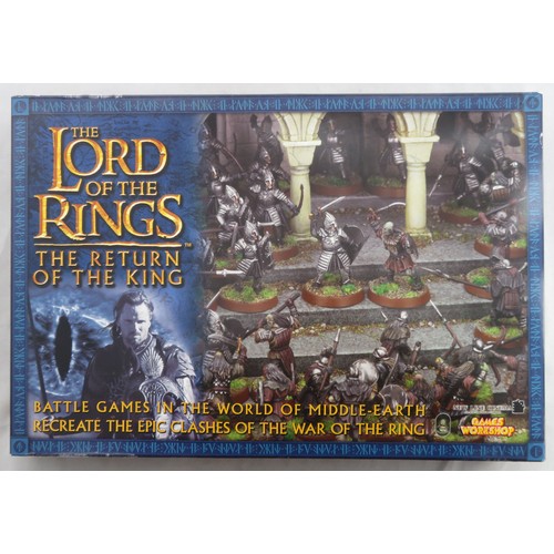 123 - Games Workshop Warhammer. 2000s onwards Lord of the Ring battle games collection, generally excellen... 