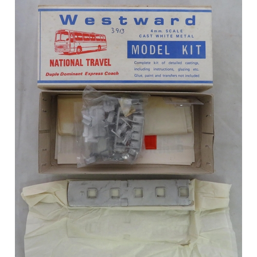 73 - Westward. Unmade 4mm scale cast white metal kits, generally excellent in good plus boxes, with 1974 ... 