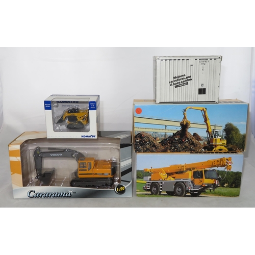 198 - 1/50th scale construction vehicle collection, generally excellent in excellent boxes, with Conrad Li... 