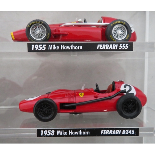 207 - Brumm. 1/43rd scale Ferrari Formula 1 collection, excellent in excellent clear perspex display case ... 