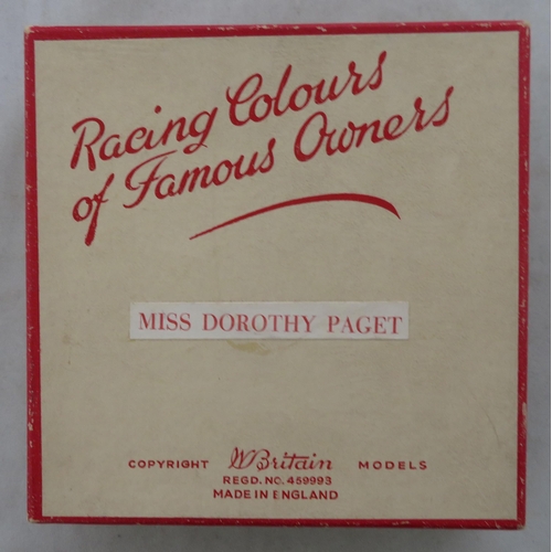 173 - Britains. Racing Colours Miss Dorothy Paget grey horse, generally excellent in excellent box. Viewin... 