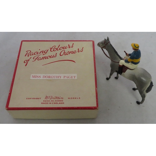 173 - Britains. Racing Colours Miss Dorothy Paget grey horse, generally excellent in excellent box. Viewin... 