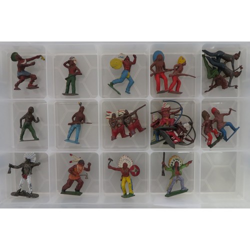 161 - Miscellaneous unboxed metal figures collection, generally good plus to good, with range of Britains,... 