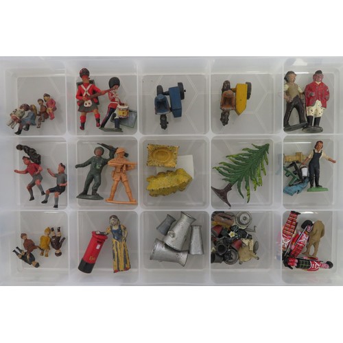 161 - Miscellaneous unboxed metal figures collection, generally good plus to good, with range of Britains,... 