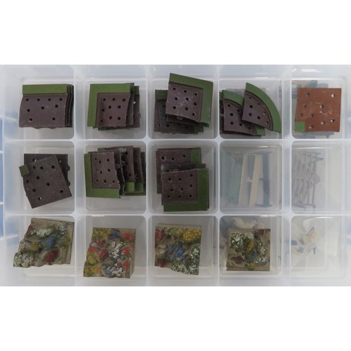 174 - Britains. 1930s onwards Miniature Gardening unboxed metal collection, generally excellent to good pl... 