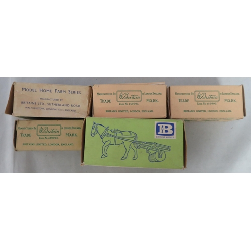 205 - Britains. 1950s onwards Farm collection, generally excellent to good plus in good plus boxes, with 4... 