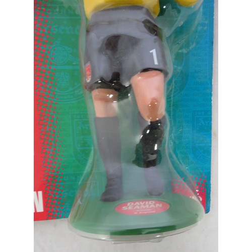 96 - David Seaman – Boxed and sealed Vivid Imaginations ‘Soccer Super Heroes’ large (25cm) David Seaman A... 