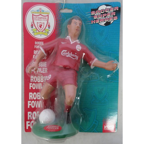 97 - Robbie Fowler – Boxed and sealed Vivid Imaginations ‘Soccer Super Heroes’ large (25cm) Robbie Fowler... 