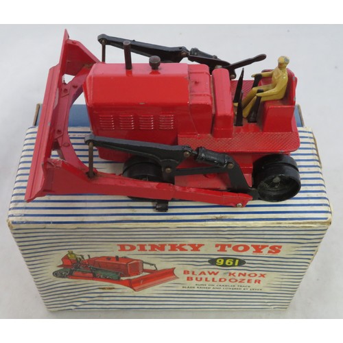 199 - Small range with Britains Honda Benly No.9693 excellent in good box (crushing to plastic), Dinky  Bl... 